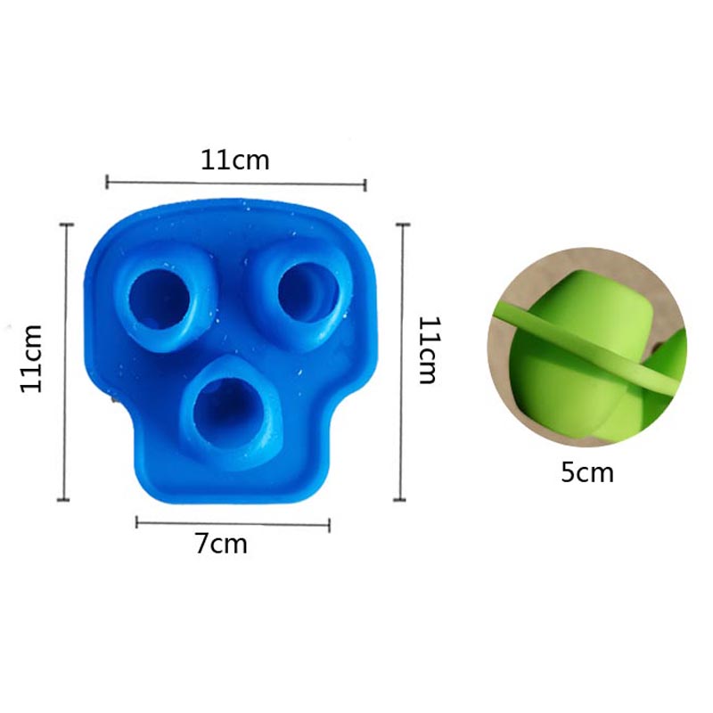 Khay đá silicone khay đá silicon lớn, có thể tái sử dụng, BPA miễn phí, cho rượu whisky, cocktail, các khối băng an toàn có thể xếp chồng lênnhau